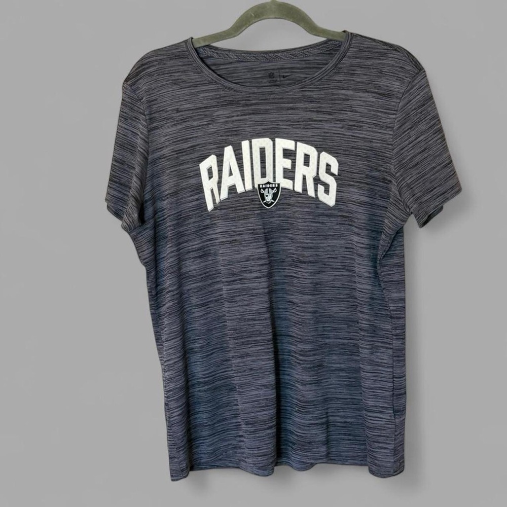 Nike Gray Raiders DriFit Short Sleeve Tee Women’s Large